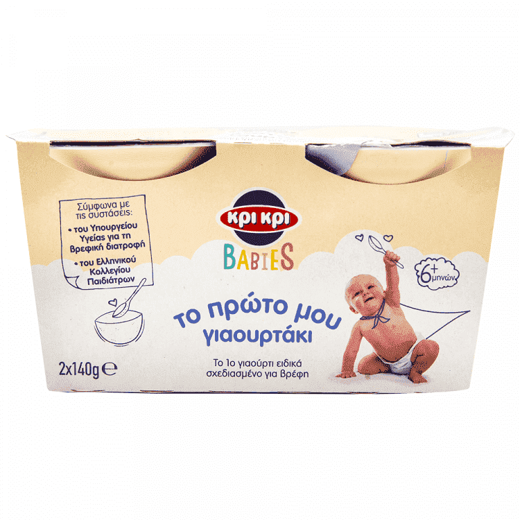 Κρι Κρι Babies Γιαούρτι Παιδικό 2x140gr