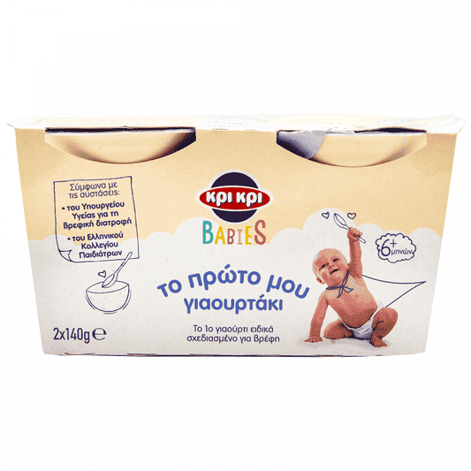 Κρι Κρι Babies Γιαούρτι Παιδικό 2x140gr