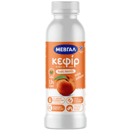 Μεβγάλ Κεφίρ Ροδάκινο Χωρίς Λακτόζη 330ml