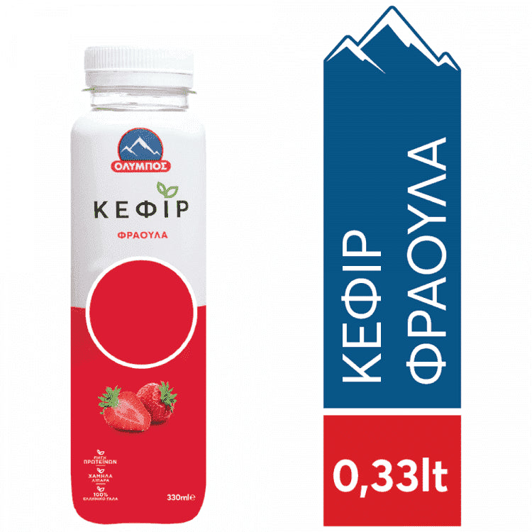 Όλυμπος Κεφίρ Φράουλα 330ml