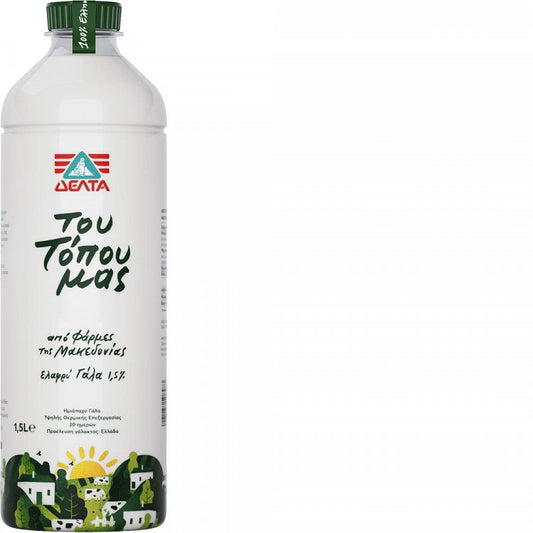 ΔΕΛΤΑ Του Τόπου Μας Γάλα Ελαφρύ 1,5lt