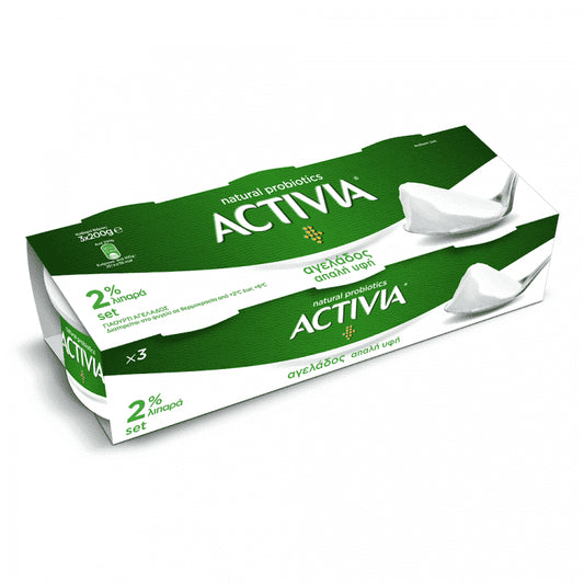 Activia Γιαούρτι Αγελάδος 2% 3x200gr