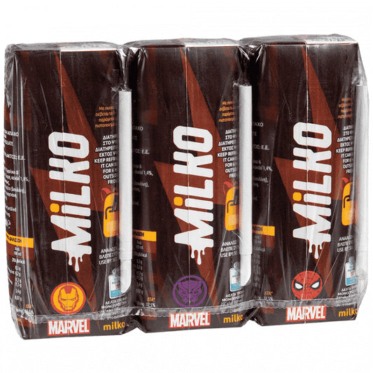 Milko Σοκολατούχο Γάλα HP 3x250ml