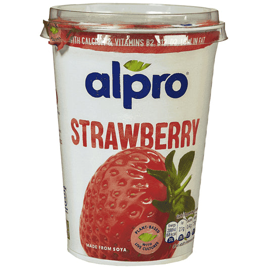 Alpro Φυτικό Eπιδόρπιο Σόγιας Φράουλα 500gr